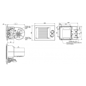 Nagrzewnica wodna SIROCCO ARIZONA 600 12V